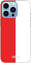 6F hoesje - geschikt voor iPhone 13 Pro Max - Transparant TPU Case - Feyenoord #ffffff