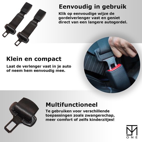 Accessoires d'extension de ceinture de sécurité Boucle, conduite plus  confortable (ford - Extender One)