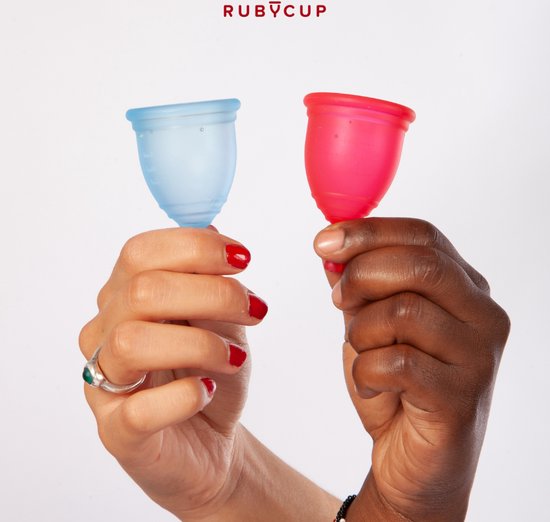Ruby cup herbruikbare menstruatiecup - medium - zwart - Ruby Cup