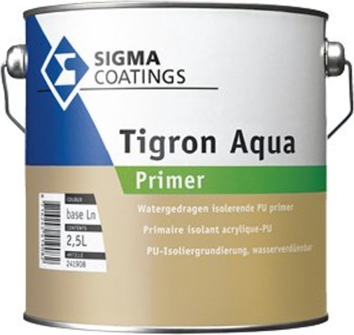 Sigma Tigron Aqua Primer Base Ln - Wit - 0,5L