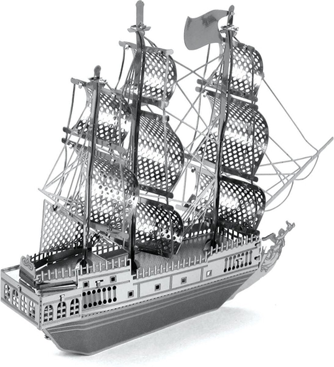 Metal Earth Modelbouw 3D Piratenschip - Metaal — afbeelding 6