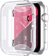 DrPhone FC20 TPU V2 360 Graden Case Cover - Geschikt voor Apple Watch Series 4 / 5 / 6 (44MM) - Transparant