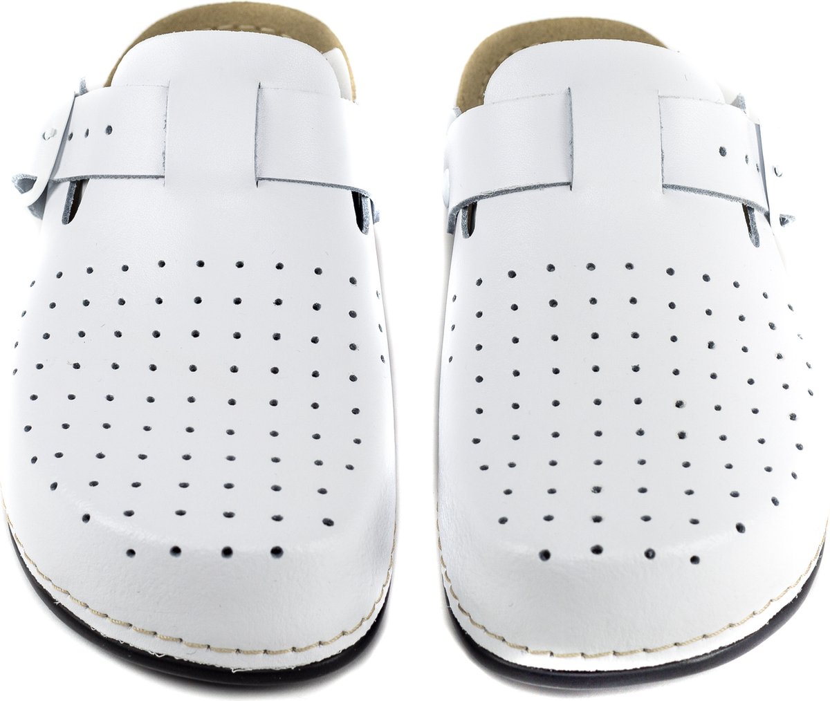 Comfort platte klomp Wit - MedicalID - Maat 38