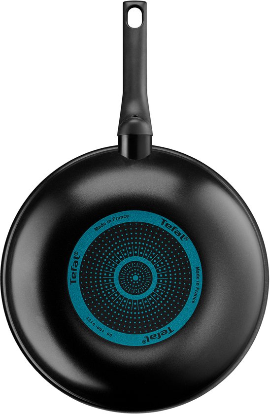Tefal Braadpan 28 cm, pan met inductiebodem, anti-aanbaklaag, thermosignaal, stabiele bodem, eenvoudige reiniging, diepe vorm, zwart (Koekenpan 28 cm