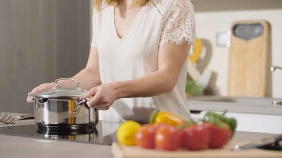 Tefal Duetto+ Pannenset - 4-delig - Geschikt voor Inductie - RVS - Met Deksel