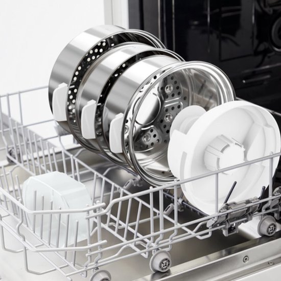 Tefal Convenient Series Deluxe VC502D - Stoomkoker - 3 Schalen - Timer - 1800W