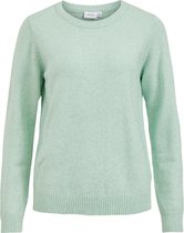 VIRIL O-NECK L/S  KNIT TOP - NOOS Dames Trui Grayed Jade - Maat S