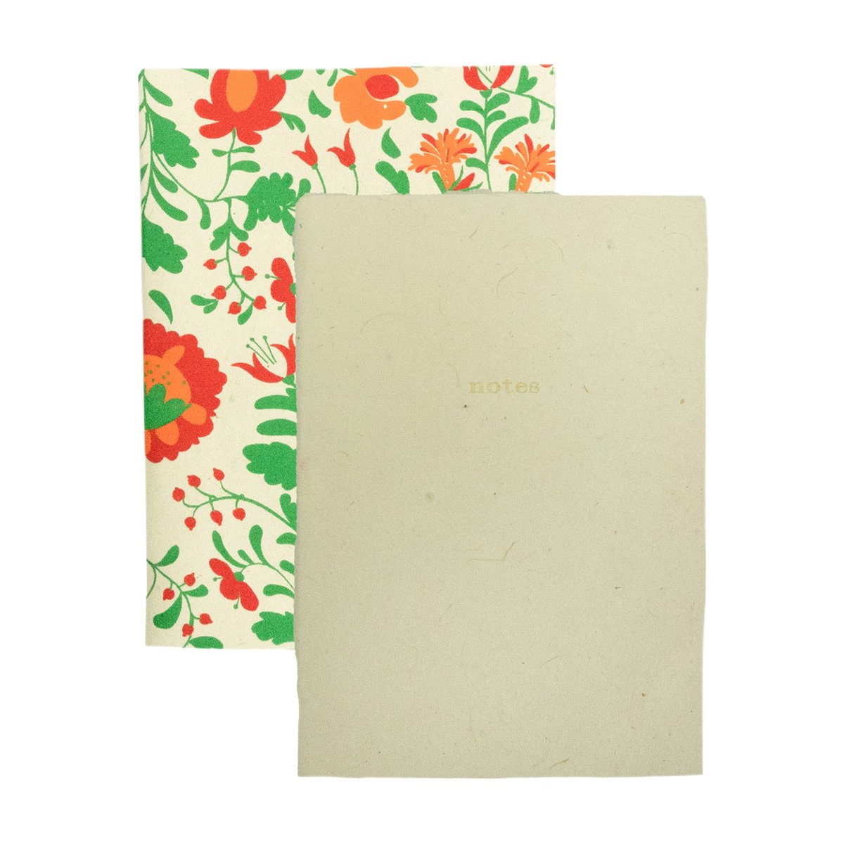 Return to Sender | Notitieboekjes met Flower print | A5 | Set van 2