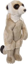 Pluche Afrikaans stokstaartje knuffel van 30 cm - Dieren speelgoed knuffels cadeau - Wilde dieren