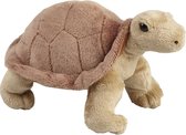 Pluche knuffel dieren Land Schildpad van 18 cm - Speelgoed schildpadden knuffels - Leuk als cadeau voor kinderen