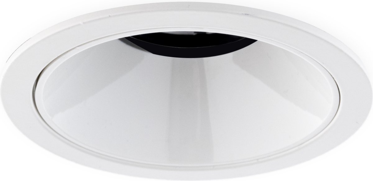 Groenovatie LED Inbouwspot 15W CREE - Rond - Ø108mm - Kantelbaar - Wit/Wit