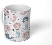 Mok - Meisjes - Zeemeermin - Kinderen - Design - Mokken - 350 ML - Beker - Uitdeelcadeautjes