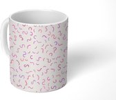 Mok - Patroon - Meisjes - Abstract - Mokken - 350 ML - Beker - Uitdeelcadeautjes