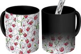 Magische Mok - Foto op Warmte Mokken - Koffiemok - Orchidee - Bloemen - Design - Magic Mok - Beker - 350 ML - Theemok