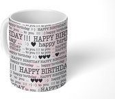 Mok - Koffiemok - Verjaardag - Typemachine - Patronen - Liefde - Quotes - Mokken - 350 ML - Beker - Koffiemokken - Theemok