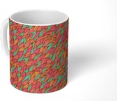 Mok - Design - Abstract - Planten - Mokken - 350 ML - Beker - Uitdeelcadeautjes