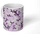 Mok - Koffiemok - Sakura - Camouflage - Patronen - Mokken - 350 ML - Beker - Koffiemokken - Theemok