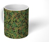Mok - Koffiemok - Camouflage - Patronen - Bos - Mokken - 350 ML - Beker - Koffiemokken - Theemok