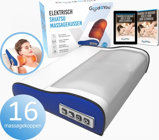 Good4You Elektrisch Shiatsu Massagekussen