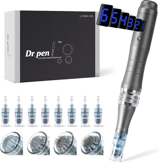 Gezichtsreinigingsborstel - dr. Pen m8 microneedling dermapen