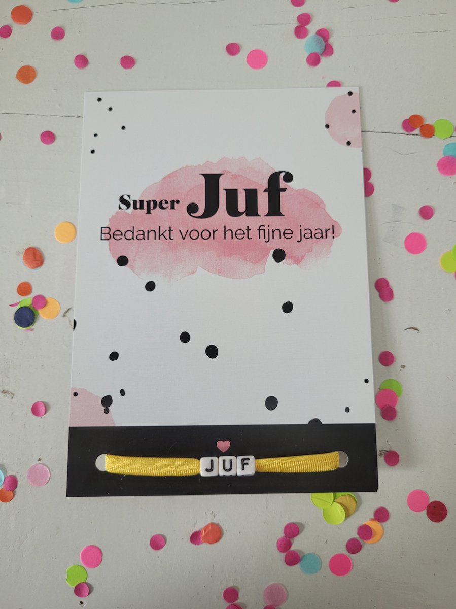 juf meester bedankje cadeautje juffendag armband juf meester bedankje cadeautje juffendag armband