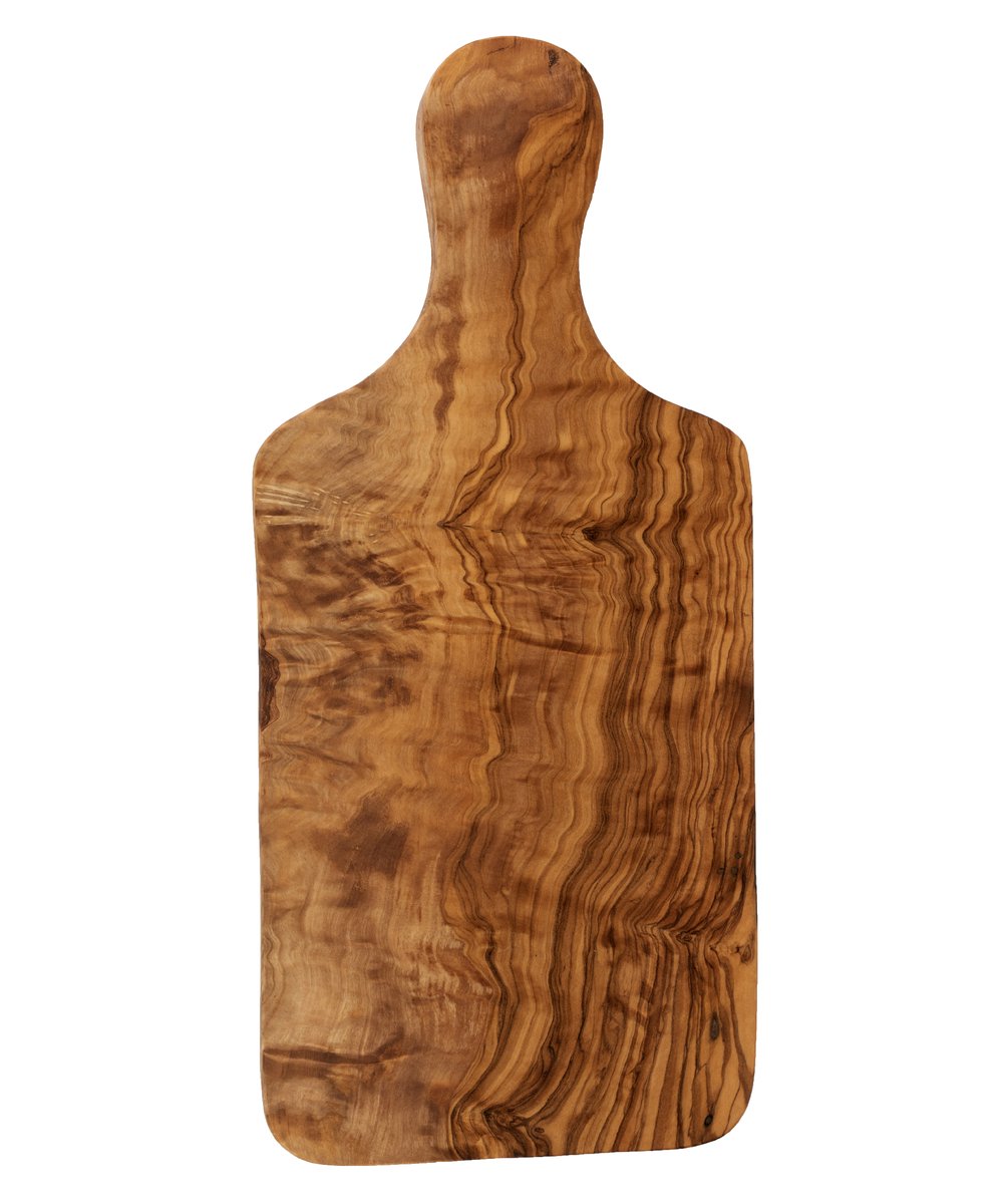 Olijfhouten Serveerplank - Dienblad – Snijplank – Keuken Accessoires - 100% Natuurlijk Olijfhout - 35 x 15cm