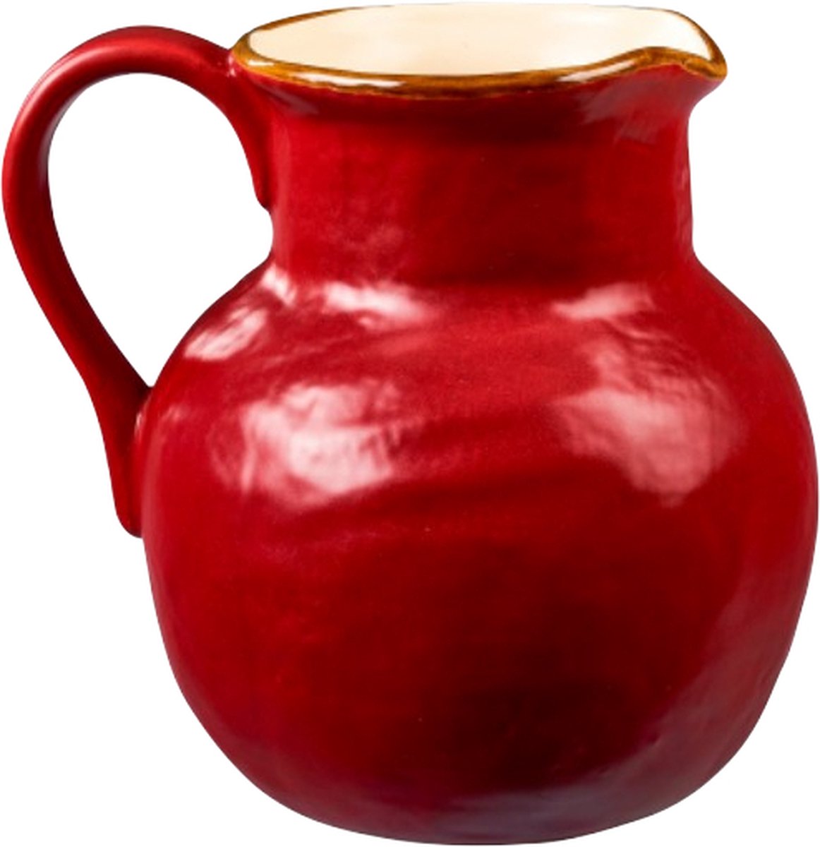 Vivi Oggi - Waterkan - Karaf - 2L - Aardewerk - Rood - Italië - Kerst