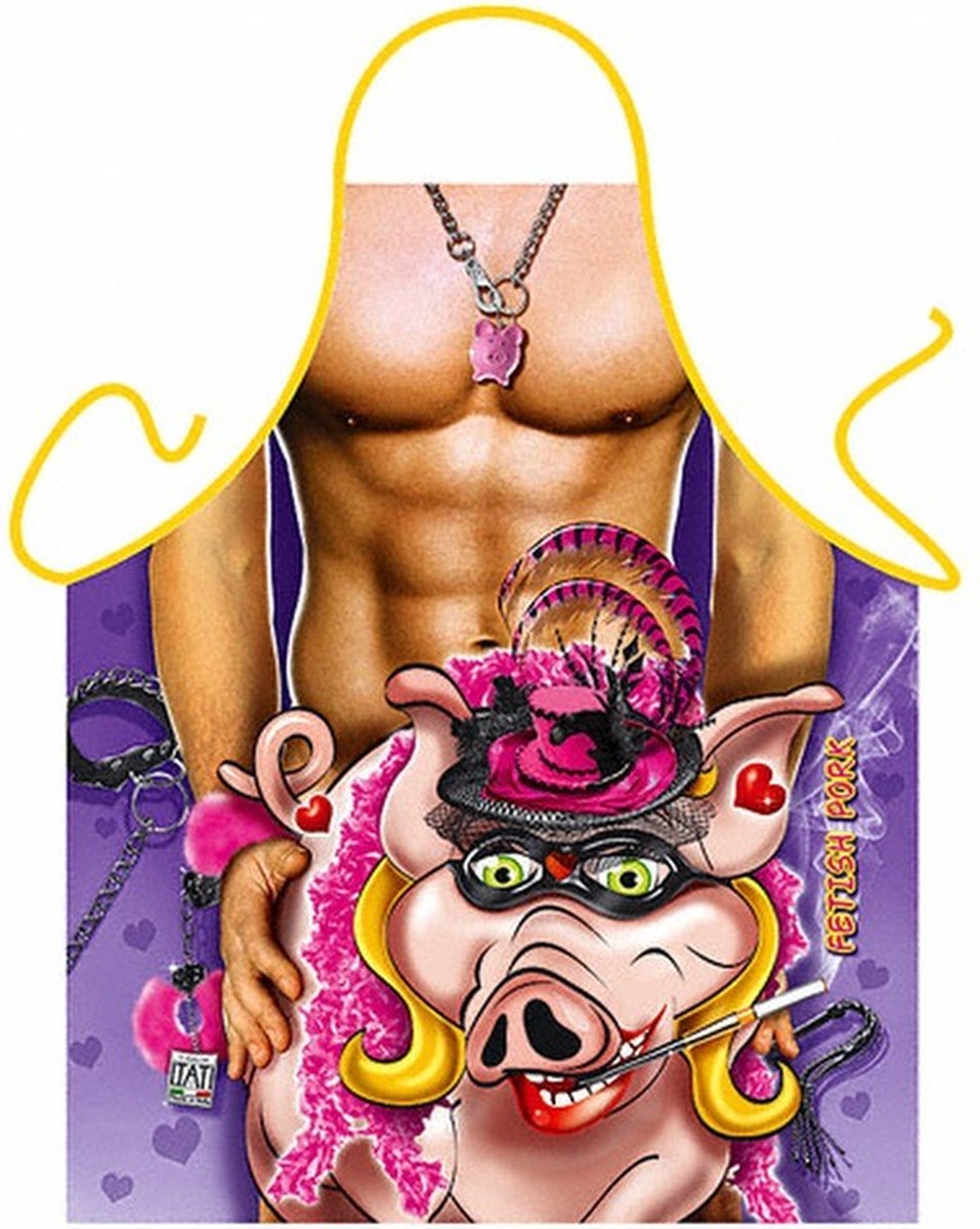 Benza Schort Fetish Pork -Sexy/Leuke/Grappige/Mooie Keukenschort