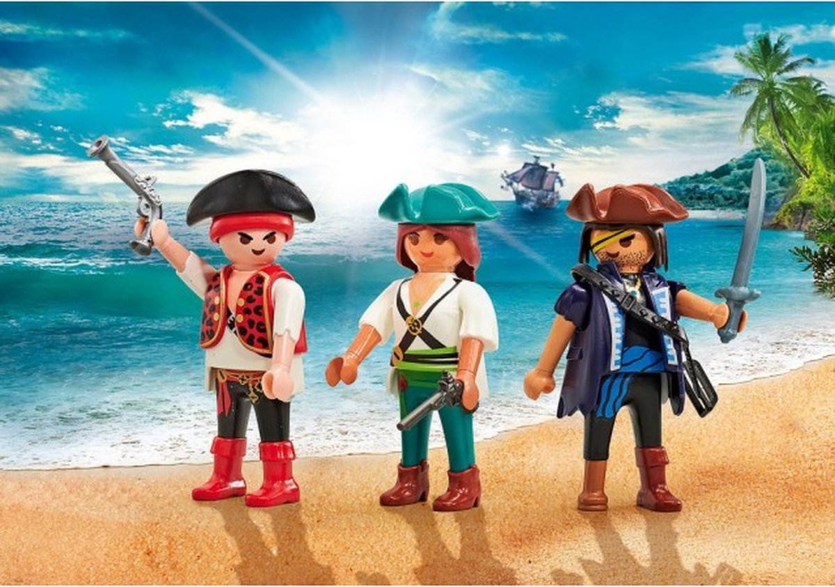 Playmobil Pirates 9884 - 3 Piraten