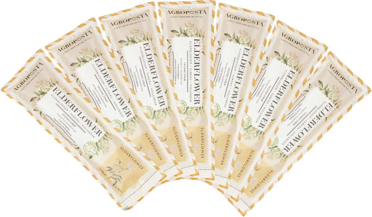 Agroposta Elderflower Vlierbloesem limonade siroop - 50 sachets