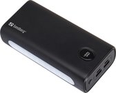 Sandberg Powerbank USB-C PD 20W 30000 Lithium-Ion (Li-Ion) 30000 mAh Noir