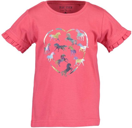 Blue Seven- T-shirt Kids fille en maille - Pink orig