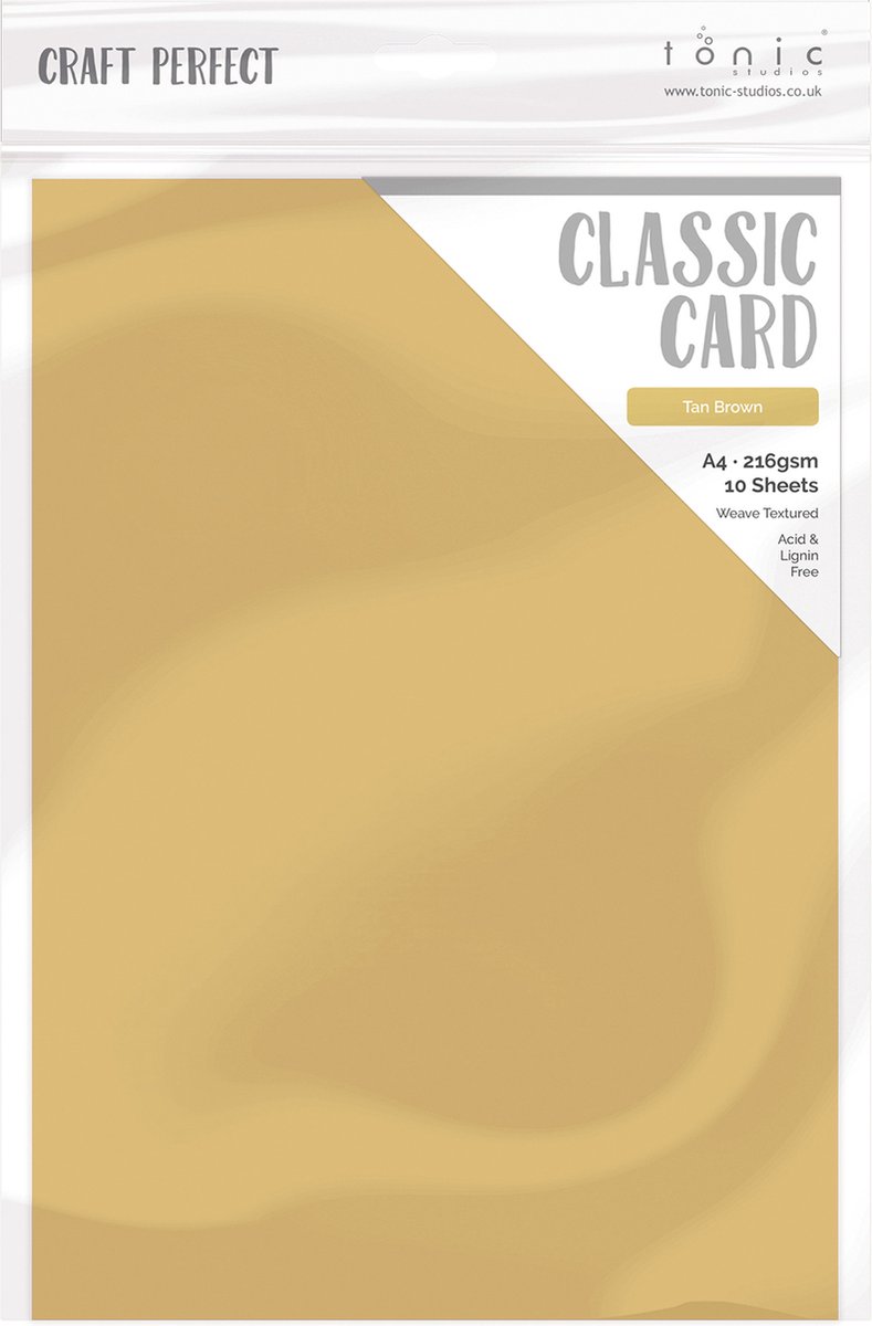 Craft Perfect Klassieke kaart - A4 - 10stuks - Tan brown