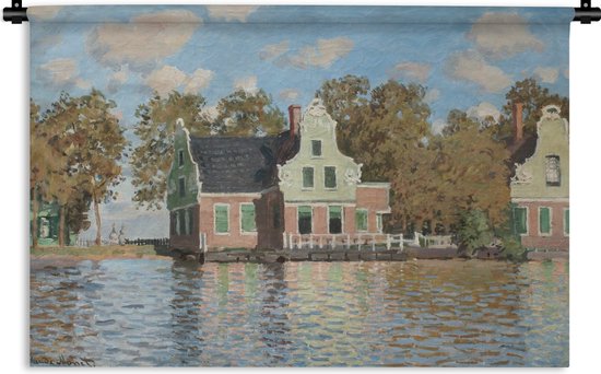 Wandkleed - Wanddoek - Het huis bij de rivier de Zaan bij Zaandam