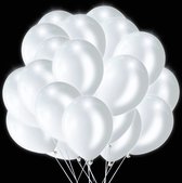 20 Stuks | Witte LED Ballonnen | Lichtgevende Witte Ballonnen | Illuminerende Festival en Feest decoraties | Geschikt voor Verjaardag, Bruiloft, Jubileum | Wit Licht