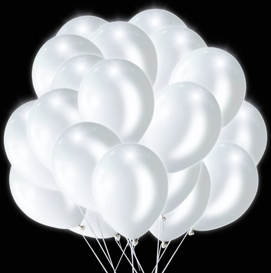 Ballon LED 5 pièces XL - multicolore - 40 cm - ballon lumineux