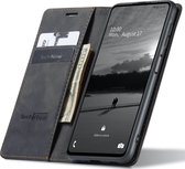 Hoesje geschikt voor Samsung Galaxy A23 - Book Case Leer Slimline Zwart