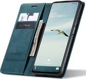 Hoesje geschikt voor Samsung Galaxy A23 - Book Case Leer Slimline Blauw