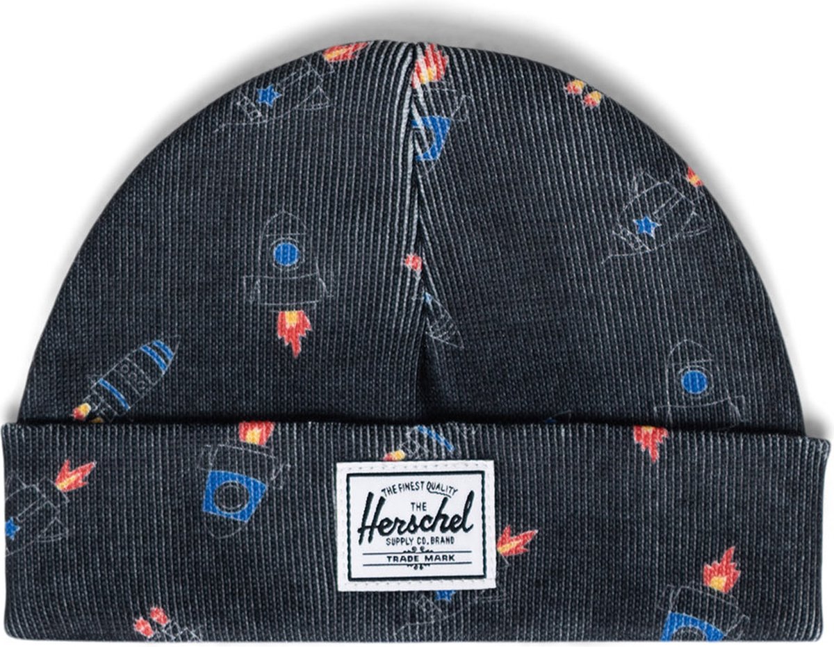 Beanie Baby 0-6 Months - Rocket Sketch / Kindermuts Babymuts / Beperkte Levenslange Garantie / Space Print