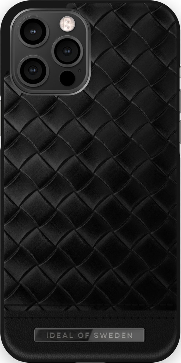 iDeal of Sweden Atelier Case Unity voor iPhone 12/12 Pro Onyx Black
