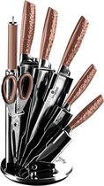 Top Choice - 8 delige messenset - in mooie houder - rose gold