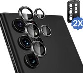 Geschikt voor Samsung Galaxy S22 Ultra Screenprotector voor Camera - Beschermglas Camera Glas - 2 Stuks