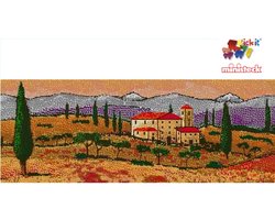 Stick-it Toscaans landschap XXL ca. 30.700 stukjes, compatible met Ministeck