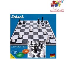 Stickit Schaakspel, 2-in-1, ca. 3670 stukjes, compatibel met Ministeck