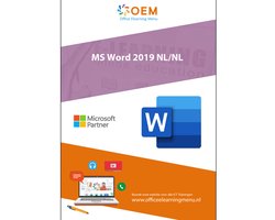Cursusboek Word 2019- Cursus