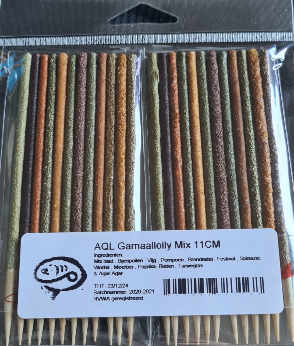 AQL : Garnalen Lolly's : Mix Lolly's 11 cm 22 stuks