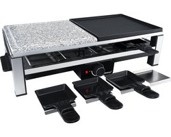 Steba RC 108 - 2-in-1 hoogwaardige Gourmet & Steengrill - 8 personen - 50 x 25 cm - 2000 Watt