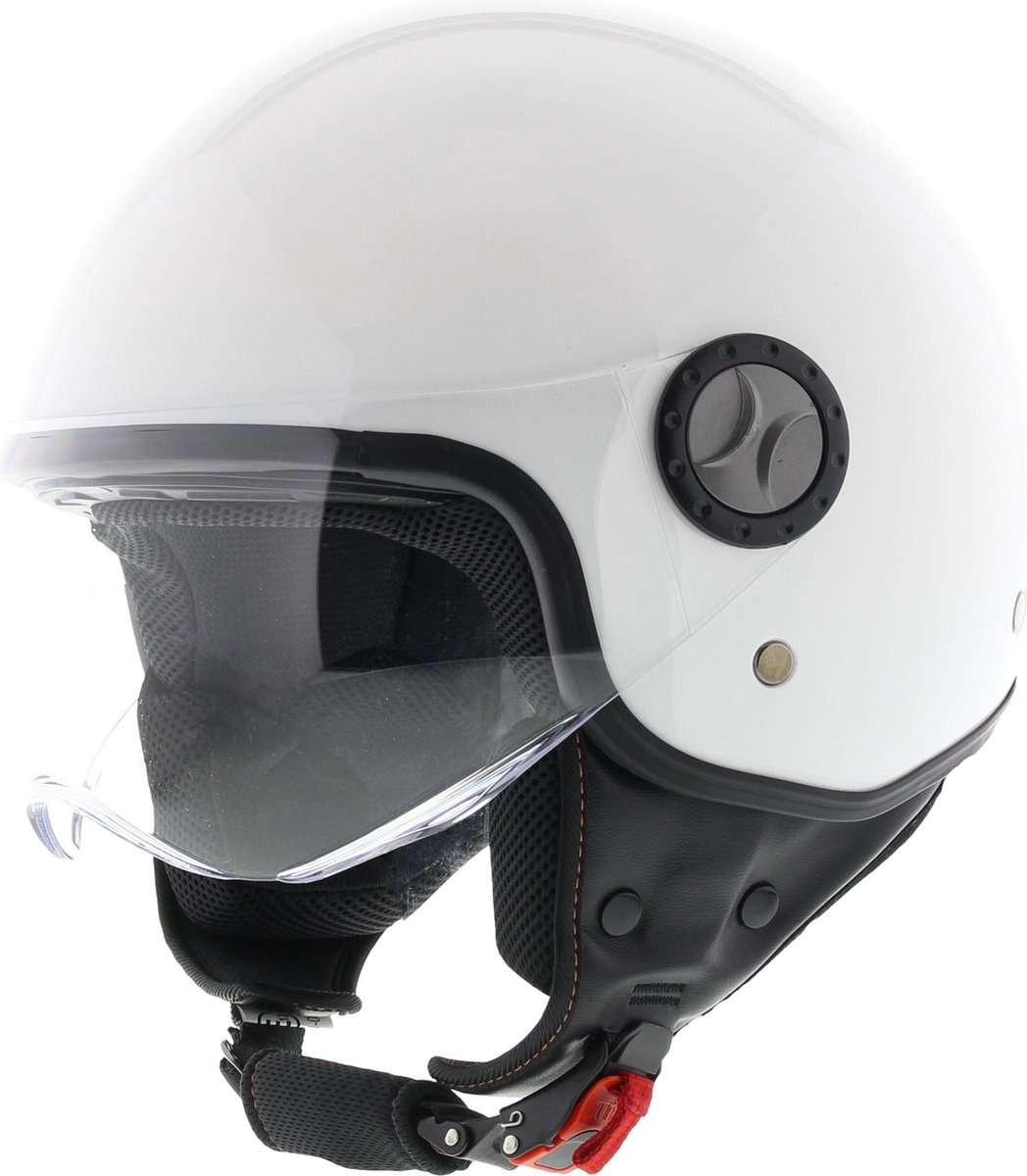 HELM VITO JET LORETO SHINY WHITE M Scooter& Motor