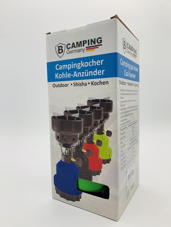 Camping - kookpit/kookstel - gas/houtskoolaansteker - groen - 670 gram van Bo-Camp — afbeelding 4