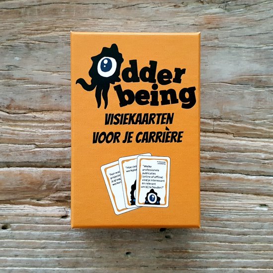 Afbeelding van het spel Odder Being - Visiekaarten Voor Je Carriere - 55 kaarten - Vragen voor gesprekken, coaching, journaling, vision boarding